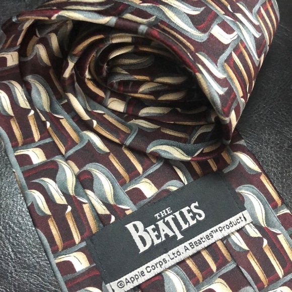 🆕 The Beatles Silk Tie - Picture 5 of 8